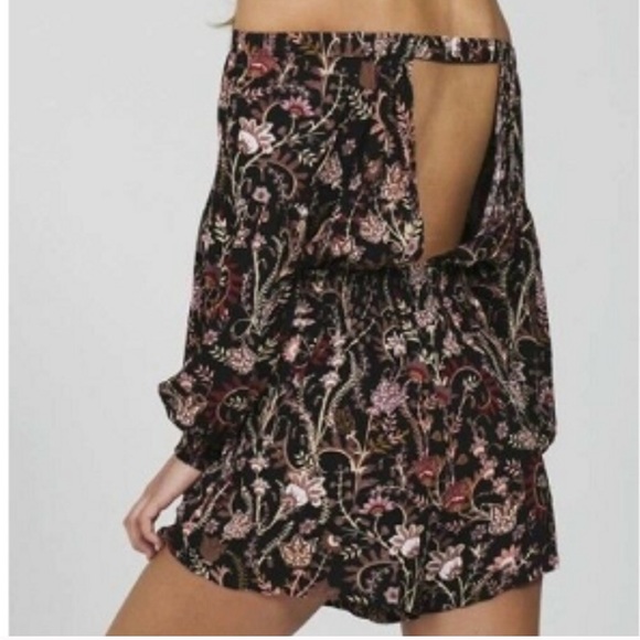 NWT Free People Black Combo romper. Size XS - Picture 2 of 10